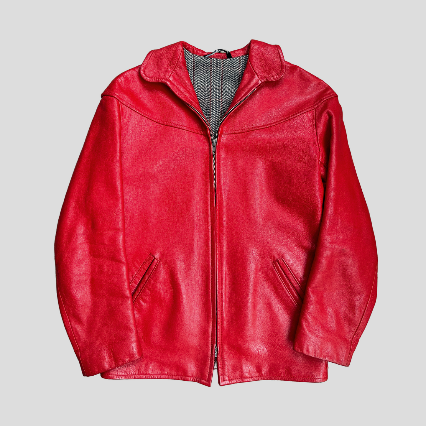 Swedish Leather Jacket by Pege (S)