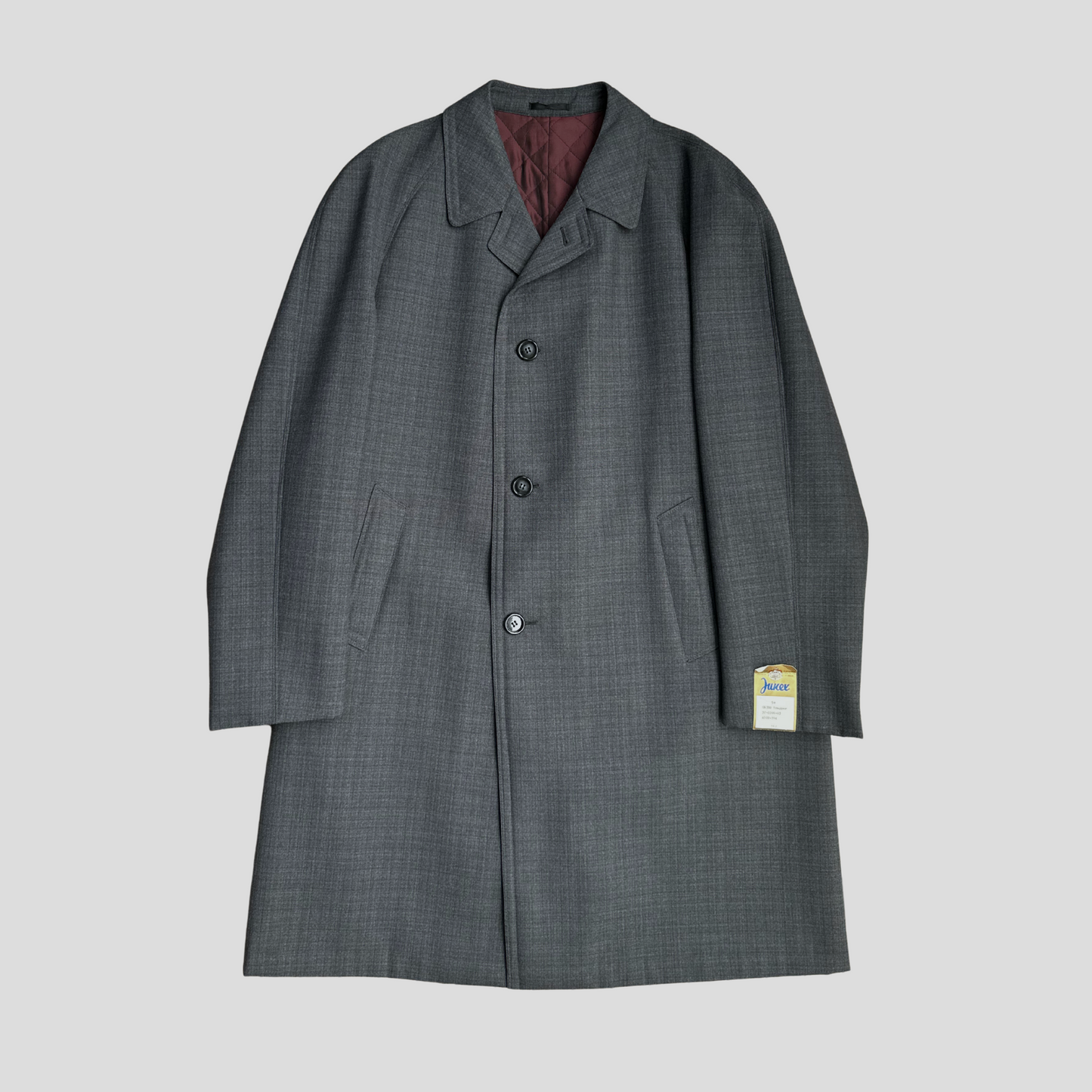 Swedish Worsted Wool Coat by Junex (XL)