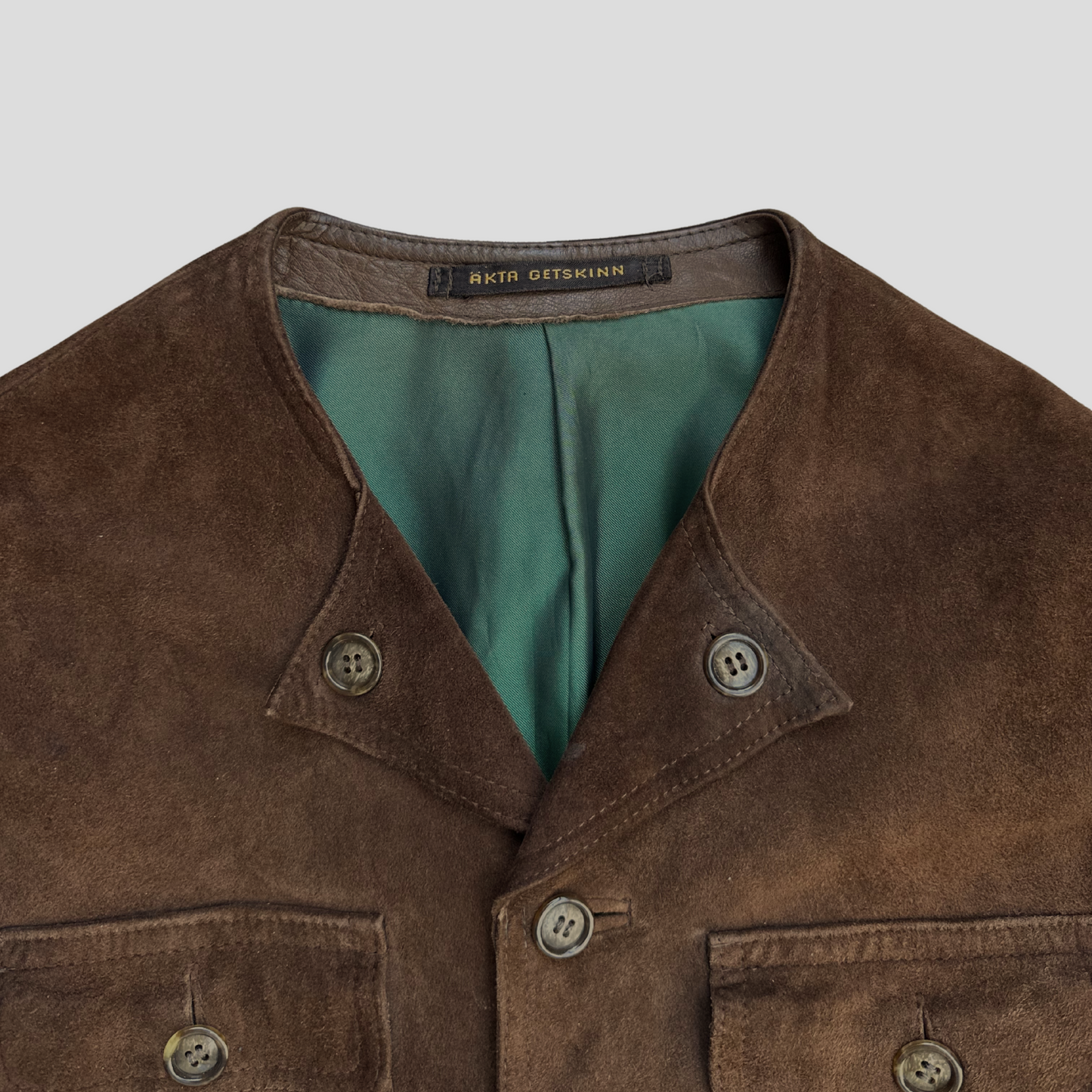 Swedish Suede Goatskin Jacket (S)