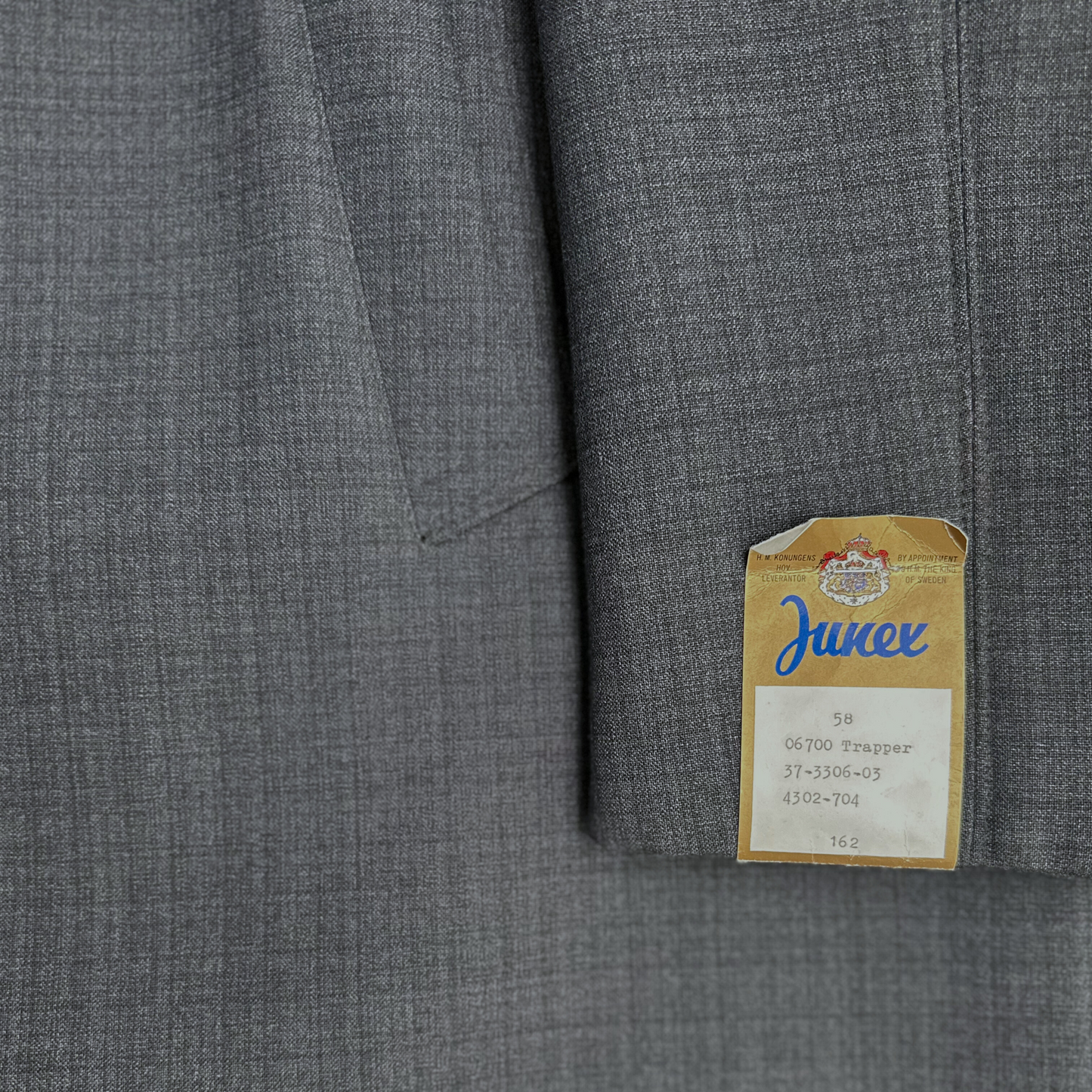 Swedish Worsted Wool Coat by Junex (XL)