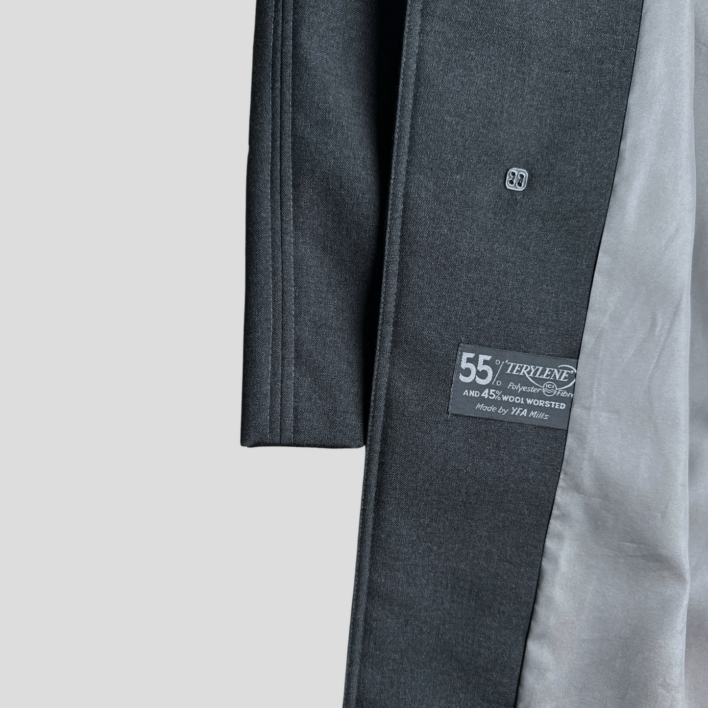Swedish Worsted Wool Coat (L)