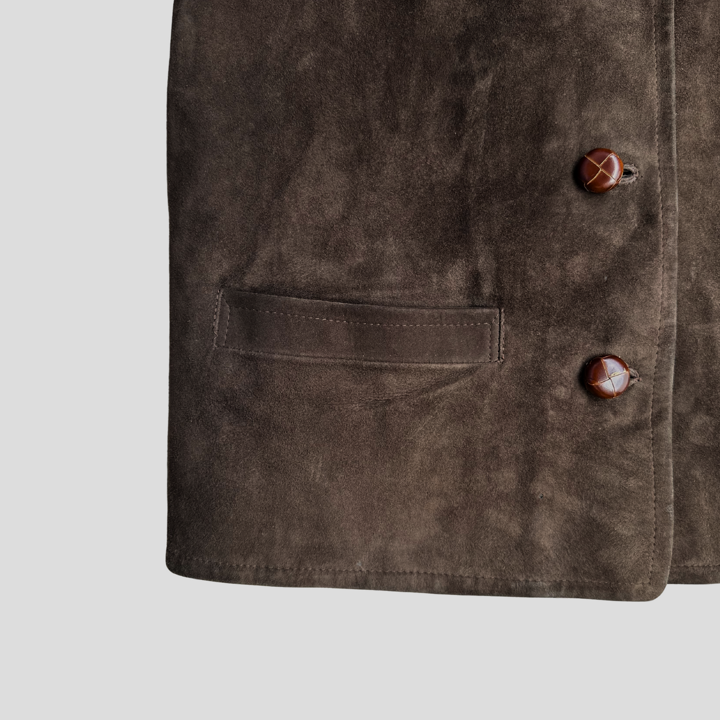 Swedish Suede Goatskin Jacket (S)