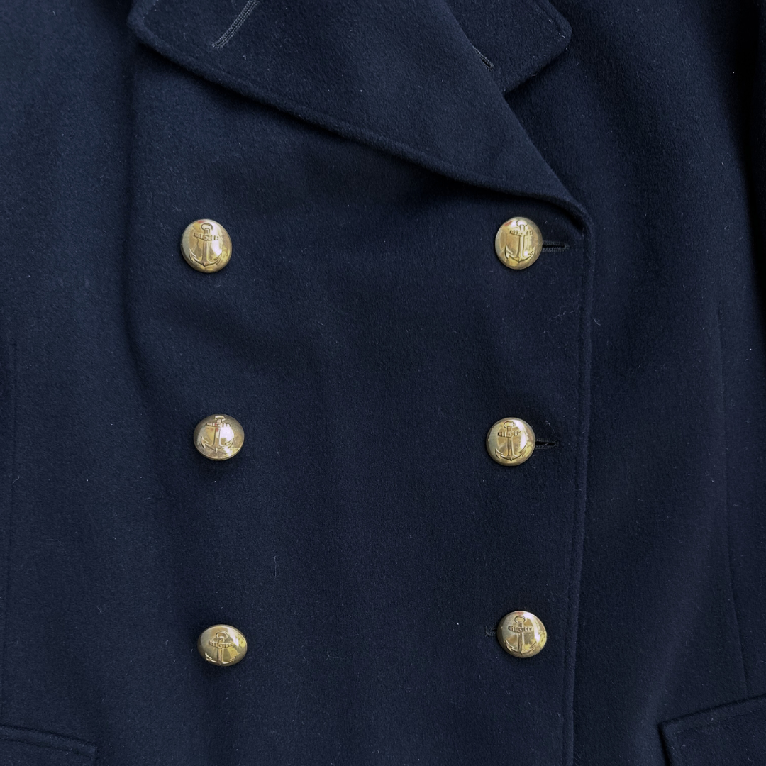 Swedish Navy Peacoat (L)