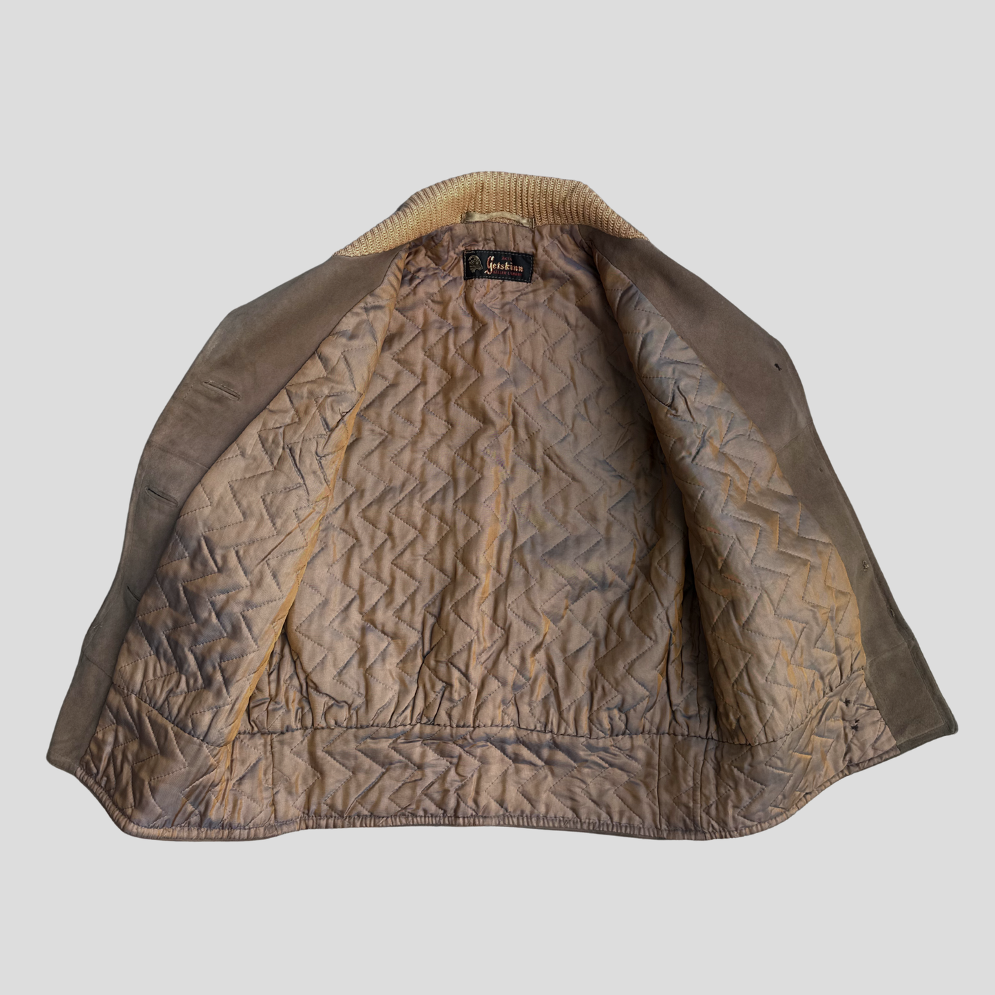 Swedish Goatskin Suede Jacket (M)