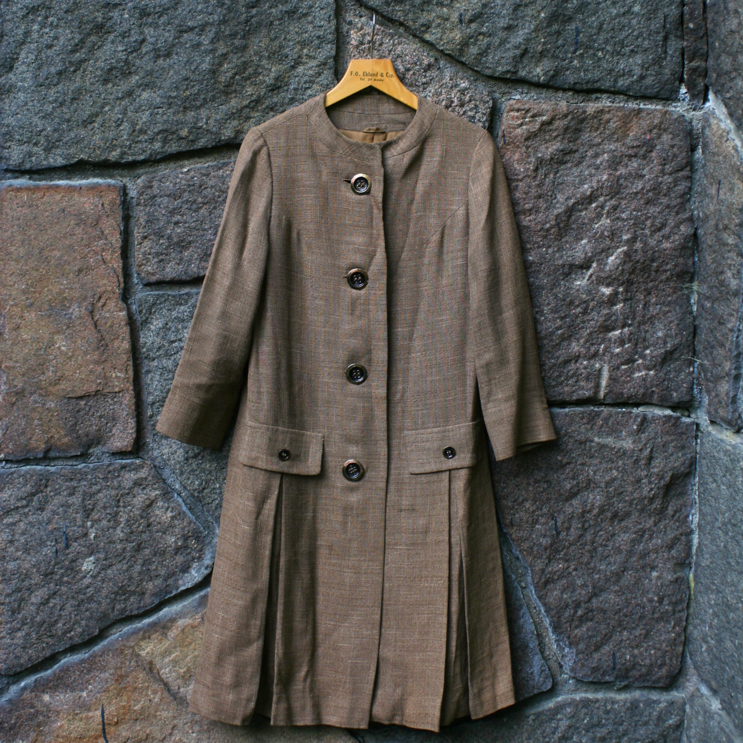 Swedish Wool Coat by Eklunds (S/M)