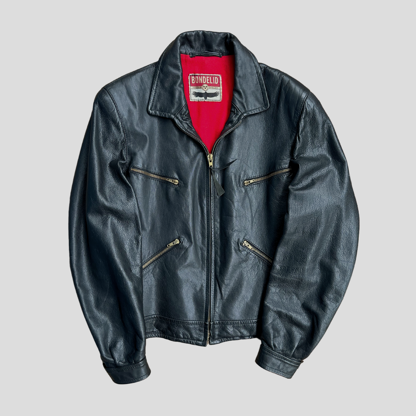 Swedish Leather Jacket by Bondelid (M)