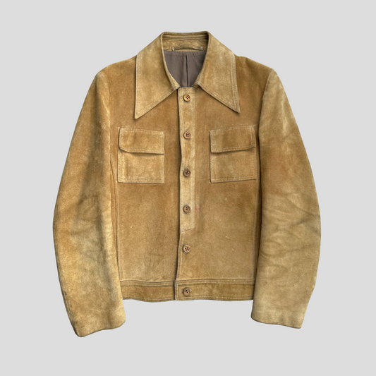 Swedish Suede Leather Jacket by Ericsson (S)