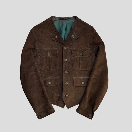 Swedish Suede Goatskin Jacket (S)