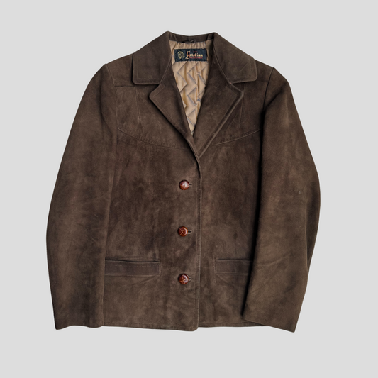 Swedish Suede Goatskin Jacket (S)