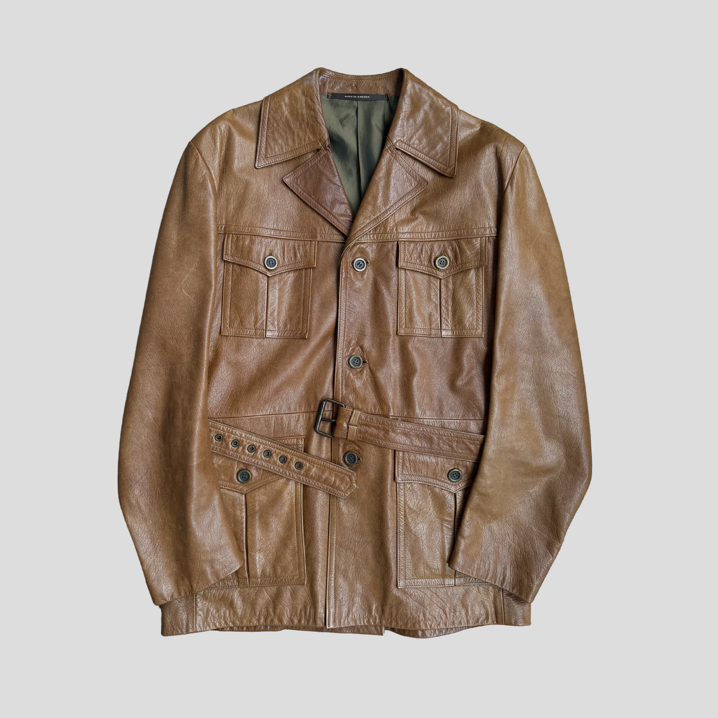 Swedish Leather Jacket by Jofama (L)