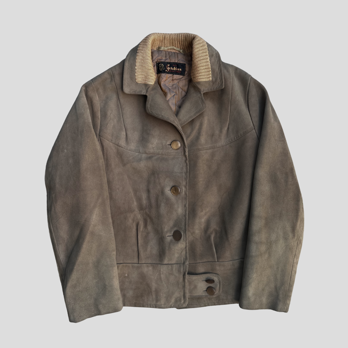 Swedish Goatskin Suede Jacket (M)