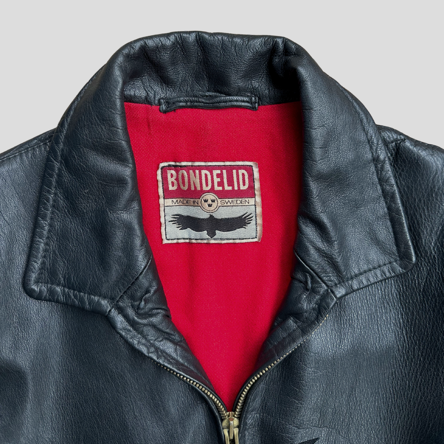 Swedish Leather Jacket by Bondelid (M)