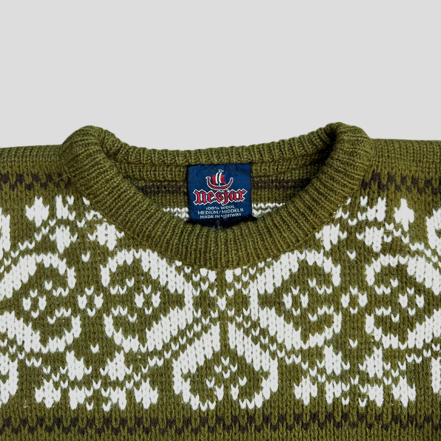 Norwegian Wool Sweater by Nesjar (M)