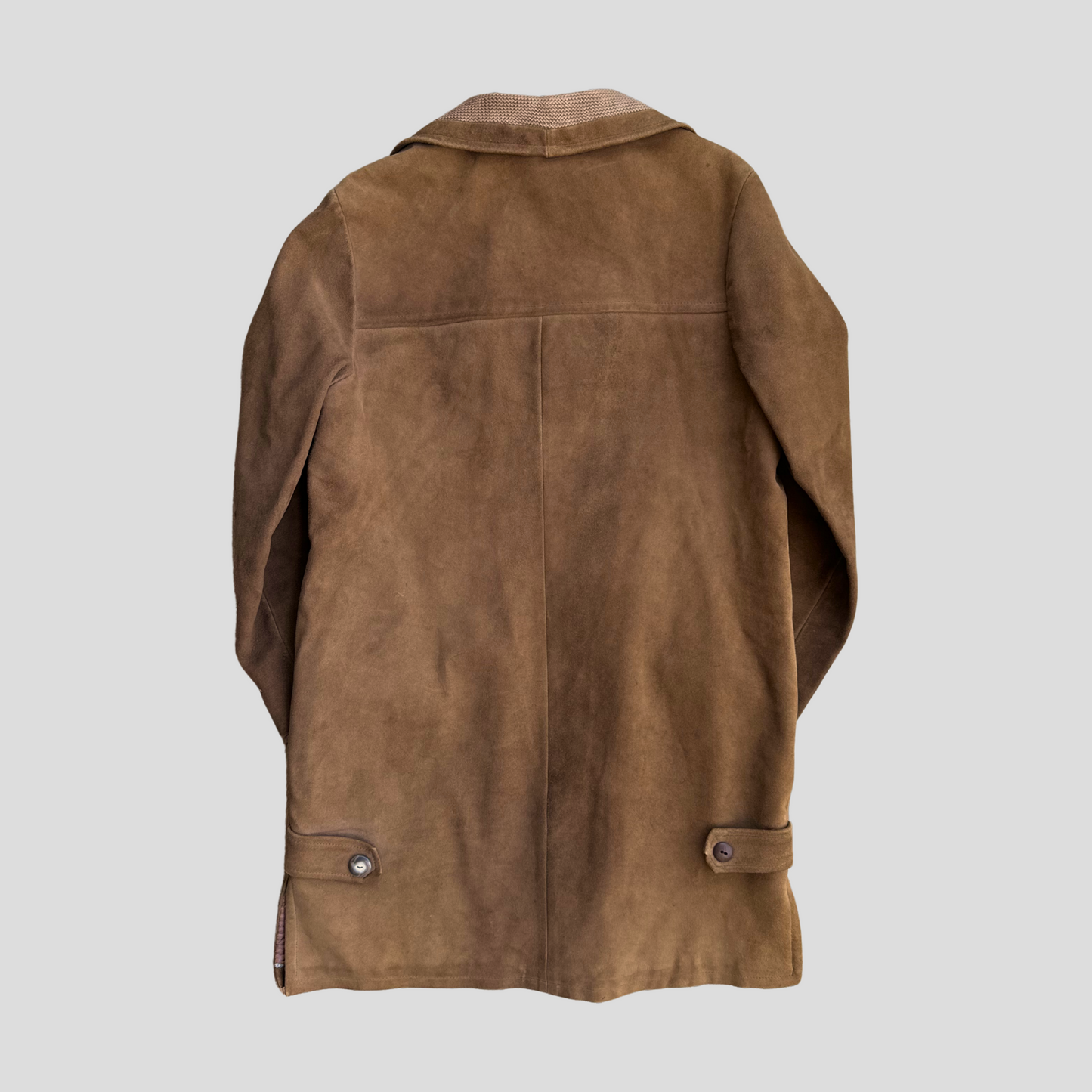 Swedish Goatskin Suede Coat (M)