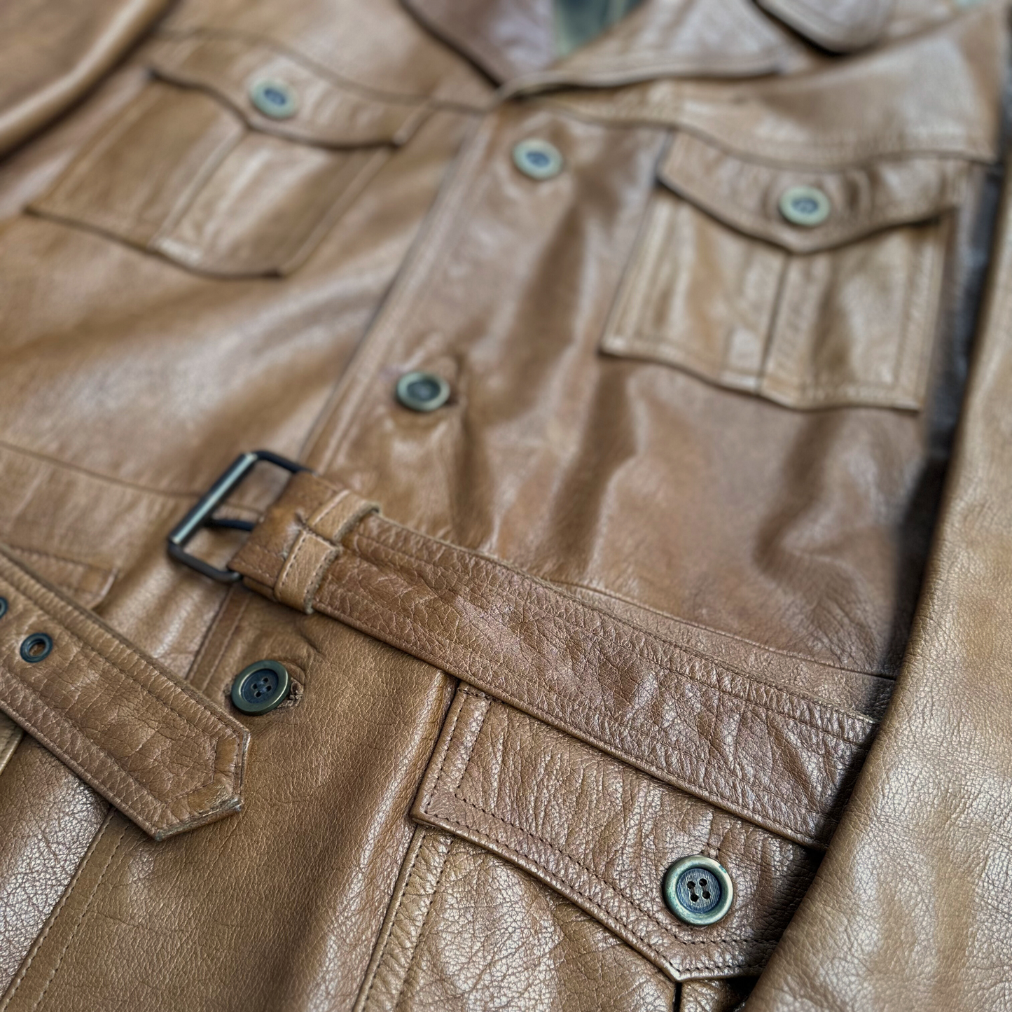 Swedish Leather Jacket by Jofama (L)