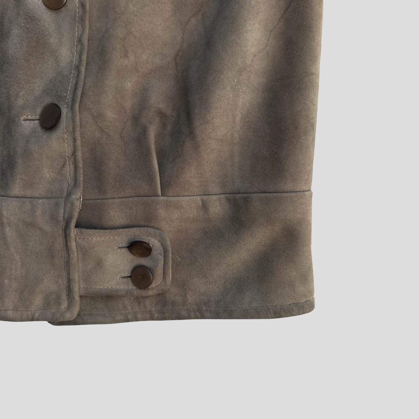 Swedish Goatskin Suede Jacket (M)