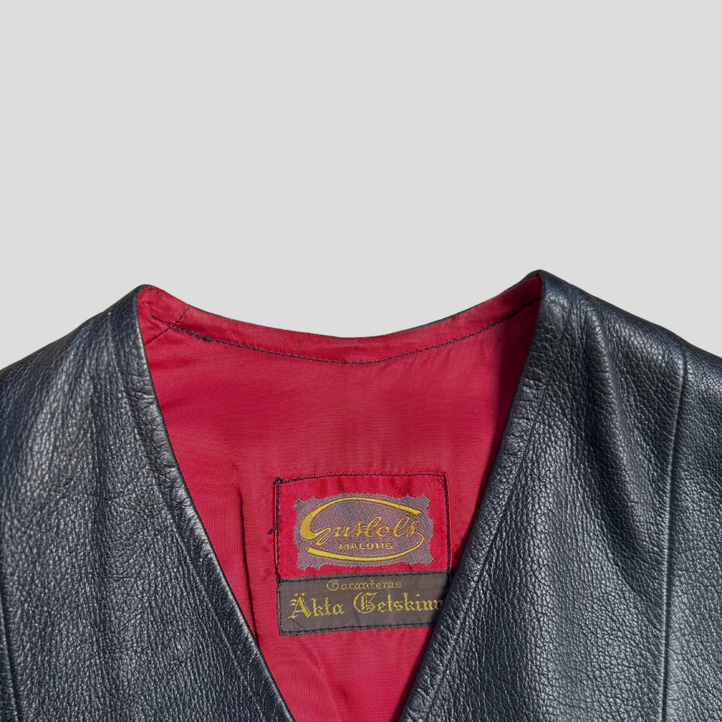 Swedish Goatskin Vest by Gustols (S)