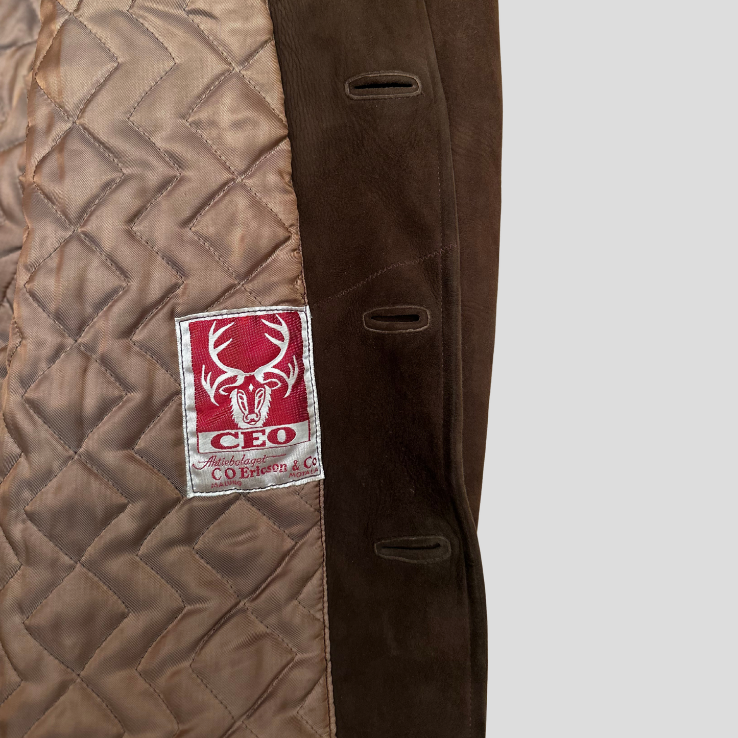 Swedish Suede Bryggarfrack by Ericson & CO (L)