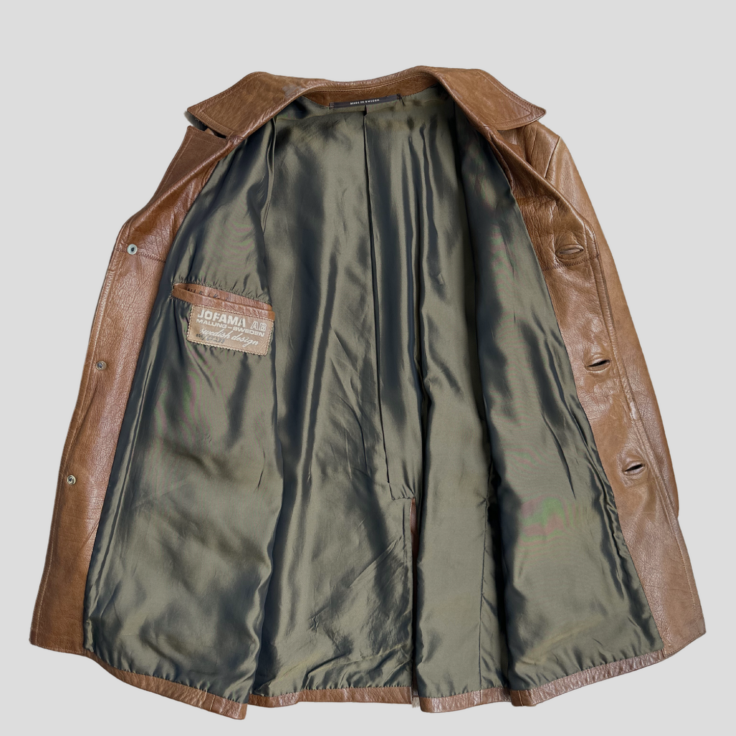 Swedish Leather Jacket by Jofama (L)