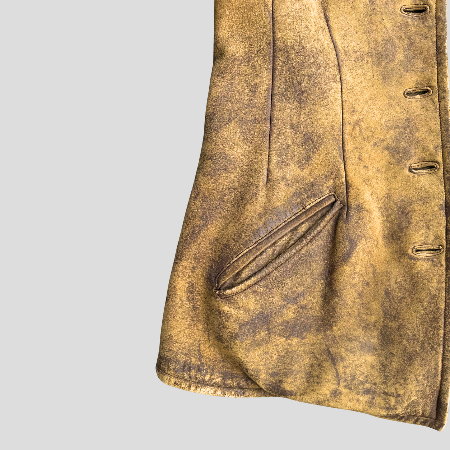 Swedish Military Leather Jacket (M)