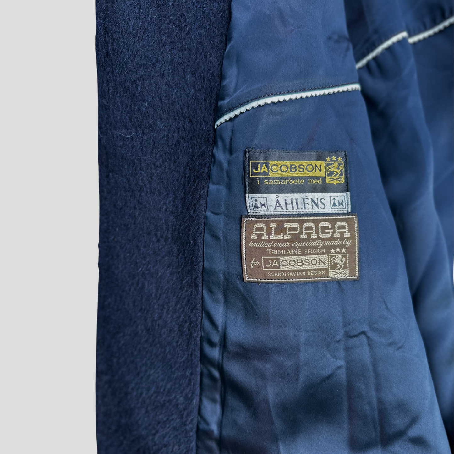 Swedish Wool Coat by Jacobson (L)