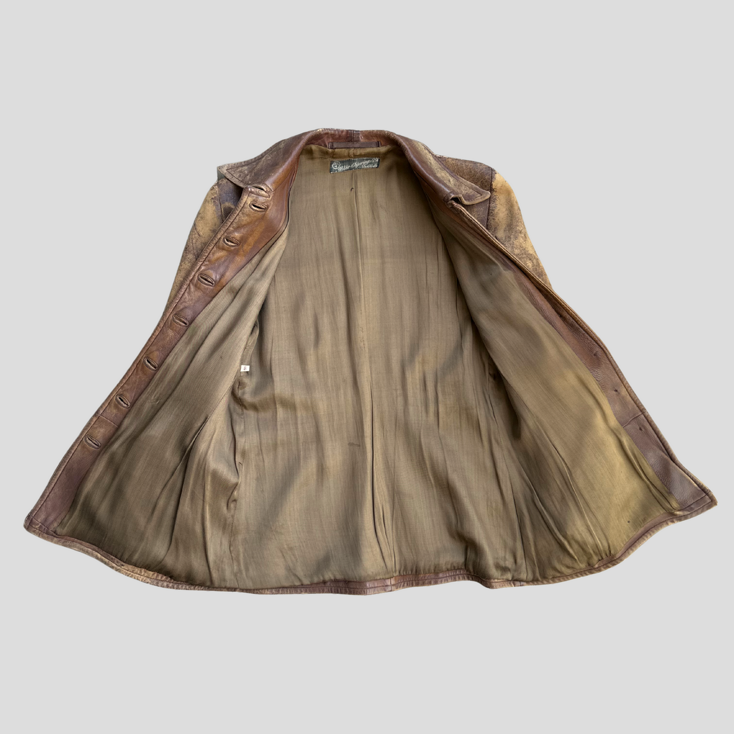 Swedish Military Leather Jacket (M)