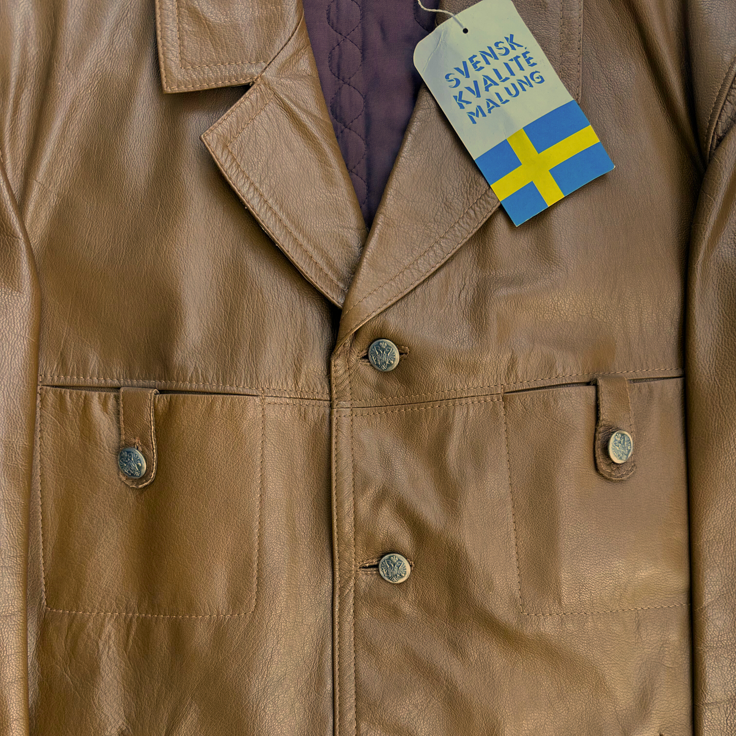 Swedish Goatskin Jacket by Toris Skinnvaror (M)