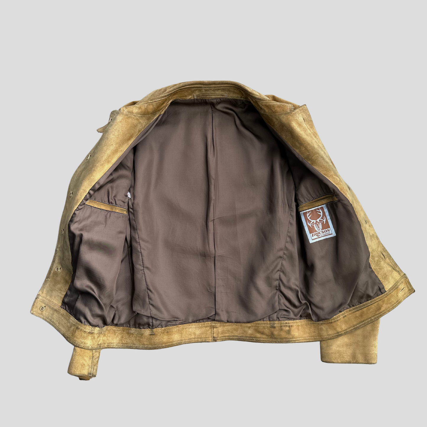 Swedish Suede Leather Jacket by Ericsson (S)